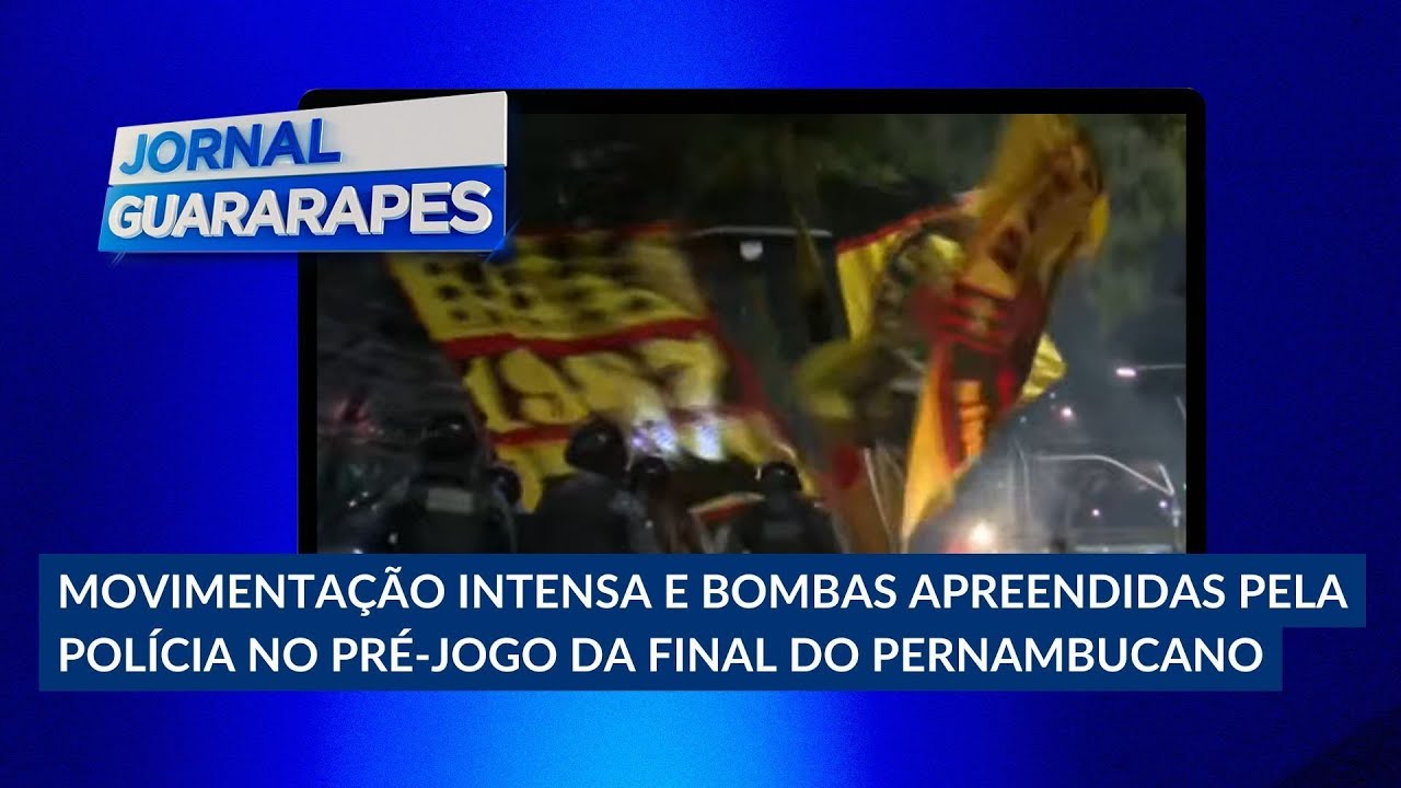 Movimenta&ccedil;&atilde;o intensa e bombas apreendidas pela pol&iacute;cia no pr&eacute;-jogo da Final do Pernambucano