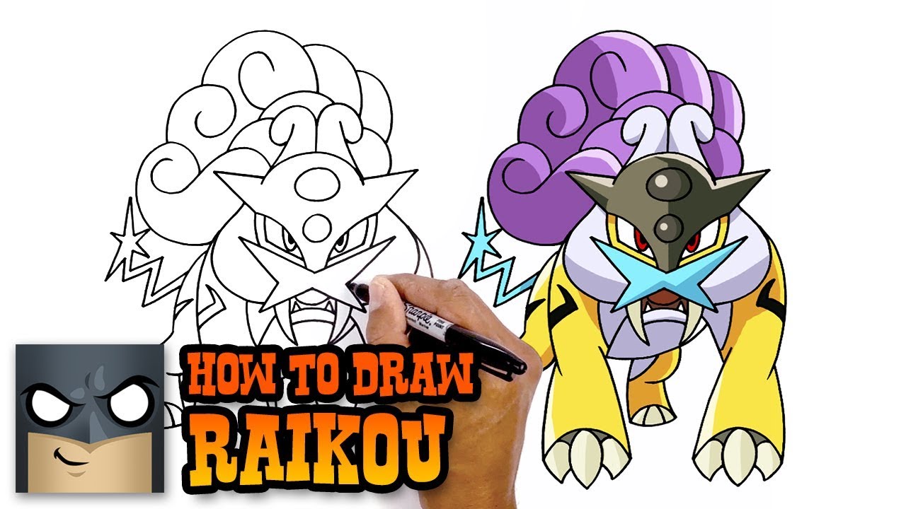 How to Draw Raikou - Pokemon (Art Tutorial)
