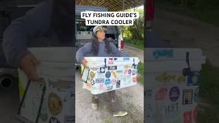 Montana Fly Fishing Guide's Tundra Cooler carries as many miles as a well-traveled passport