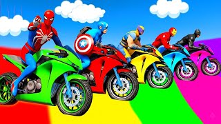 الرجل العنكبوت انقاذ باتمان Spider-Man Rescue batman vs iron man vs venom funny Game GTA 5 superhero