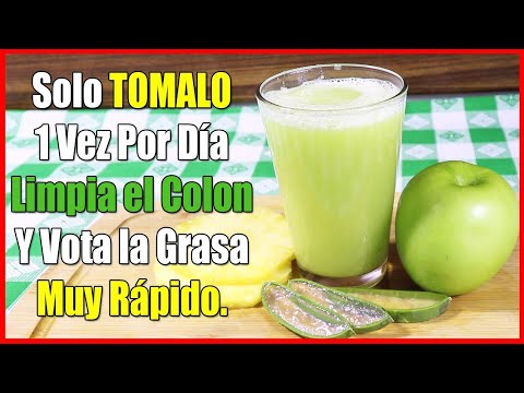 Eliminaras Toda La Grasa Del Estómago Y Depurara El Colon Muy Rápido Con Este Batido.