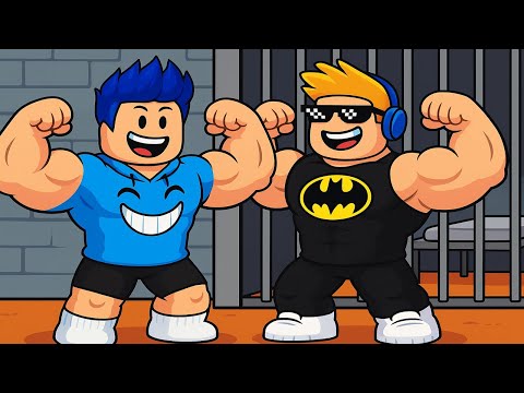 HAPİSHANEDEKİ EN KASLI ADAMLAR OLDUK 💪🏻 Roblox