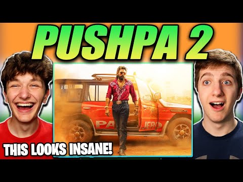 Americans React to Pushpa 2: The Rule TRAILER