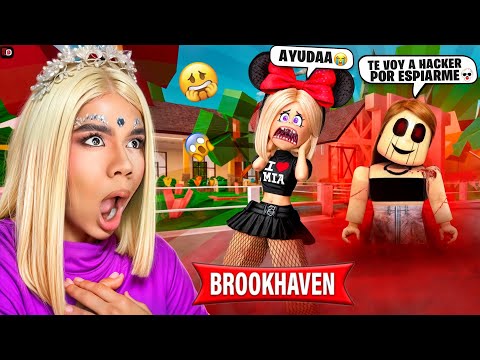 ESPIANDO CASAS TURBIAS de TERROR en BROOKHAVEN 😱👻 || ROBLOX