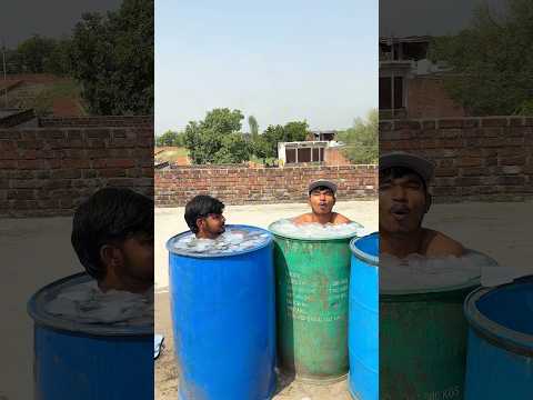 Ice bath challenge 🧊#challenge #icebath #shorts