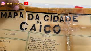 MAPA DE 1975 DE CAICÓ-RN DESENHADO A MÃO POR CHICO RIBEIRO