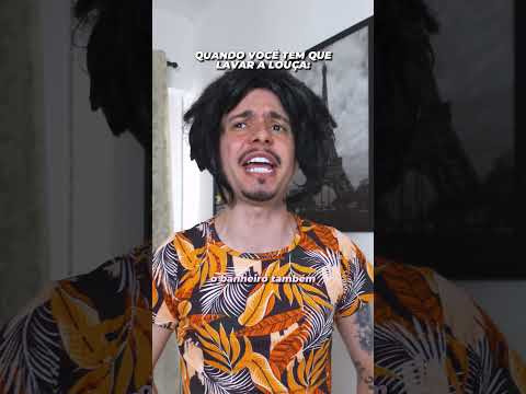 QUANDO VOCÊ TEM QUE LAVAR A LOUÇA #Shorts