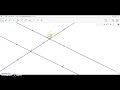 Creating Parallel Lines with Transversals in GeoGebra
