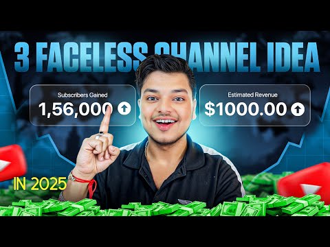 2025 Best YouTube Channel Idea💡Without face | 3 Best YouTube channel Idea For Fast Gro￼wth In 2025