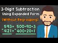 Subtracting 3-Digit Numbers Without Regrouping