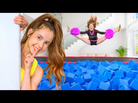 I Turned My Best Friend’s House into a Gymnastics Gym!