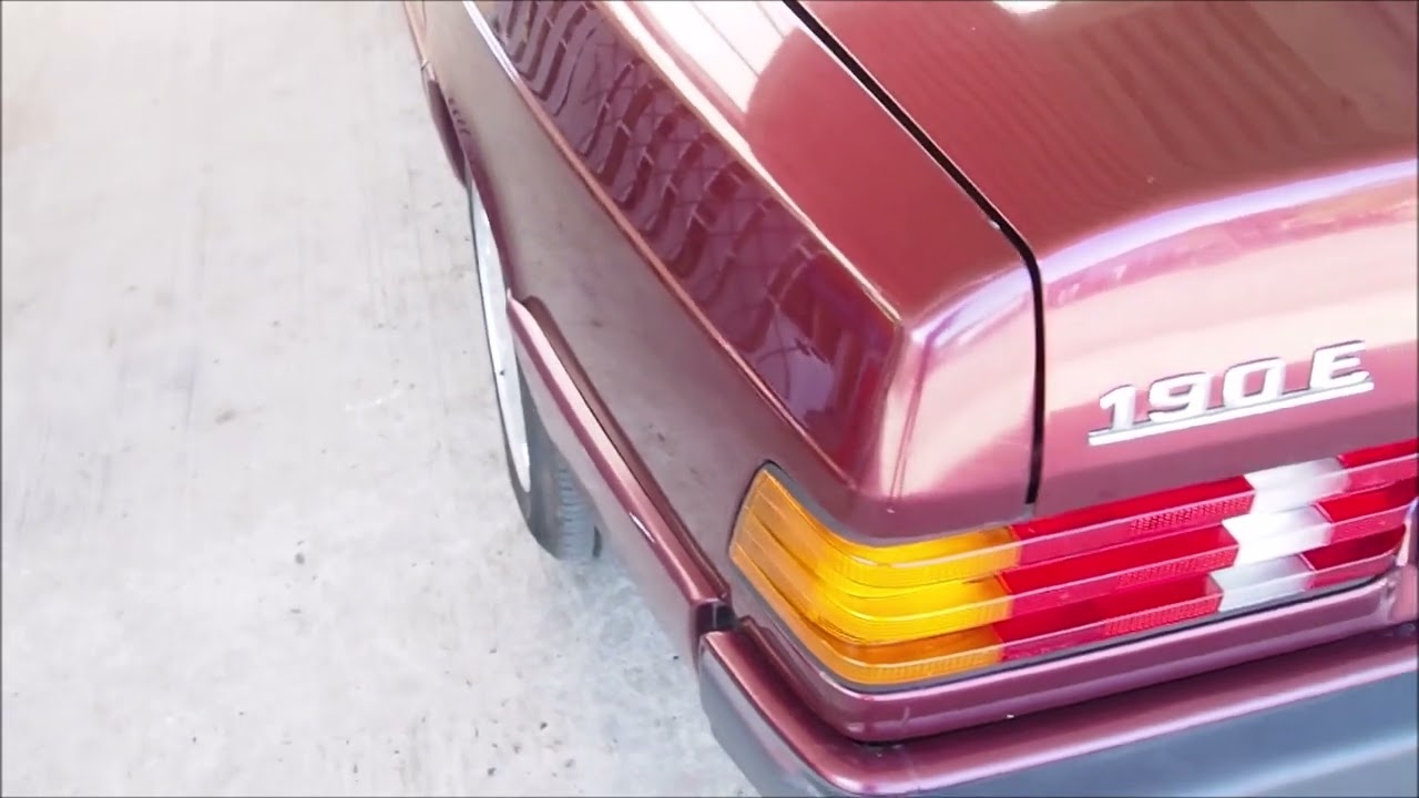 Video preview of Mercedes-Benz 190 E 1.8 Avantgarde "Rosso" (1992)