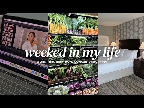 VLOG: work trip, trying Erewhon, skincare routine, staycation in LA, Boyz II Men concert