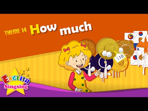 Theme 14. How much - How much is it? - asking about prices | ESL Song & Story - Learning English - YouTube