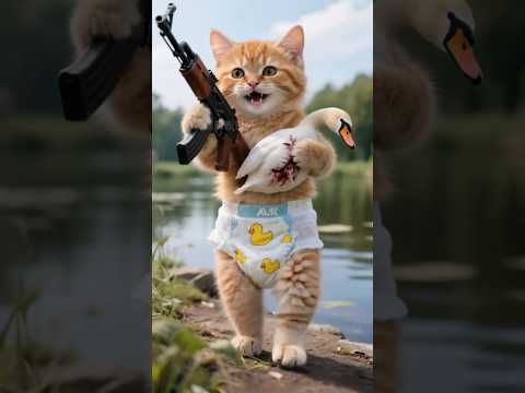 🐱 A Cat’s Quest for Justice: From Injury to Courtroom Drama 🦢⚖️#CatStory 🐱#AnimalDrama 🦢
