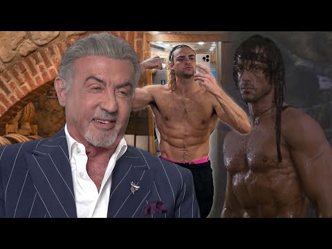 Sylvester Stallone on Turning 80 and Passing RAMBO Torch to Noah Centineo (Exclusive)