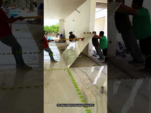 Fit Biggest Tiles In Floor. #shorts