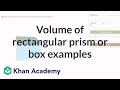 Calculating Volume of Boxes