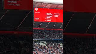 Aufstellung VfB Stuttgart vs. Fc Bayern #shorts #fcbayern #bundesliga