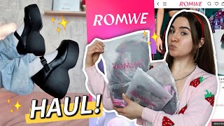 ¡HAUL de ROMWE!! 💗 *una locura! 😱🛍 Argentina