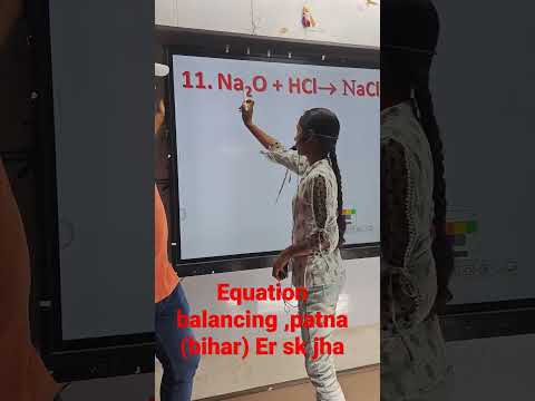 equation balancing by dear student Er sk jha