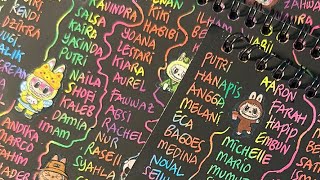 Writing subscriber’s name #subscribe 🥰