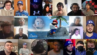 Mario Reacts to Nintendo Memes While Stranded on an Island Reaction Mashup