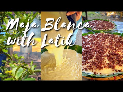 Maja Blanca Topped With Latik | Classic Filipino Dessert | Kusinela