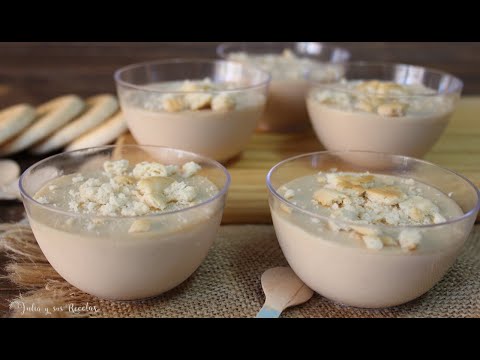 Cómo hacer cuajada de galletas María 😍CON CARAMELO!