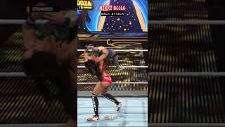 Nikki Bella delivers Rack Attack on AJ Lee #wwe2k26