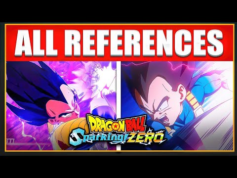 Dragon Ball Sparking Zero All References - Vegeta(Scouter) References