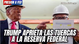 Donald Trump y Jerome Powell protagonizaron una discusión frente a las cámaras por tres mil millones