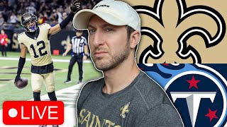 LIVE Saints vs Titans Watch Party | James Skrmetta