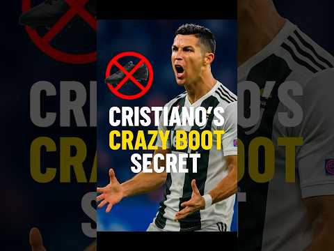 Why Ronaldo Pours Boiling Water on His Boots😱 #Ronaldo #CR7 #FootballSecrets #SoccerFacts