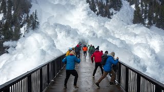 Vom Einsturz überrascht: Erdrutsche und Lawinen in Aktion