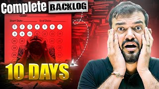 Backlog ? Chasing Strategy to Cover Backlog