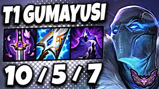 T1 Gumayusi Varus vs Yunara [ ADC ] Patch 25.15 Korea Master