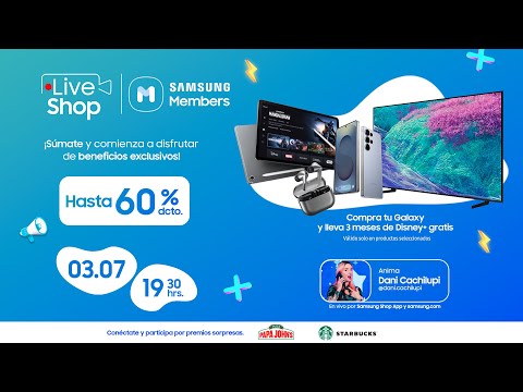 ¡Prepárate para un nuevo LiveShop especial para #Members!🔥🔥