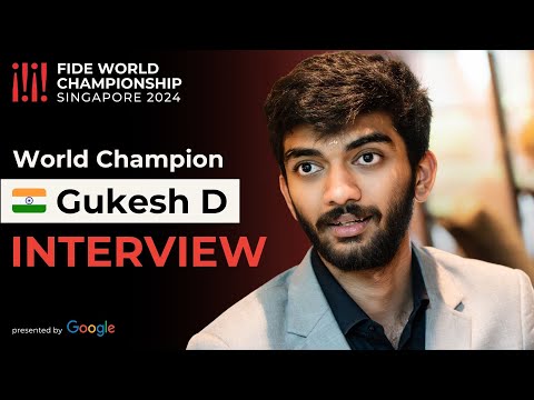 🇮🇳 GUKESH D: "Deep down I’m still this kid who loves chess..." | Interview with 18th World Champion