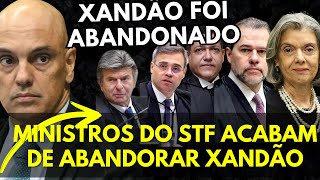 BOMBA - MINISTROS ACABAM DE ABANDONAR ALEXANDRE DE MORAES