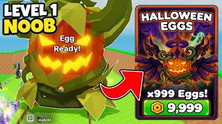 STARTING OVER using ONLY HALLOWEEN EGGS in Steal an Egg