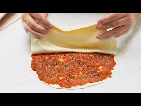 👌TAVADA KOLAY LAHMACUN TARİFİ💯 ÇITIR ÇITIR LAHMACUN✋ HERKES YAPABİLSİN DİYE