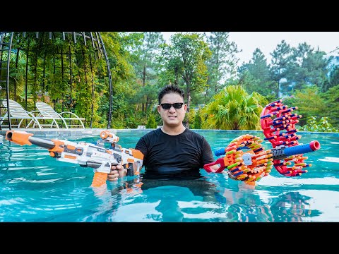 Nerf Guns War : Elite SWAT SEAL Team Team Prison Break Mission Fight Boss W Criminal Group