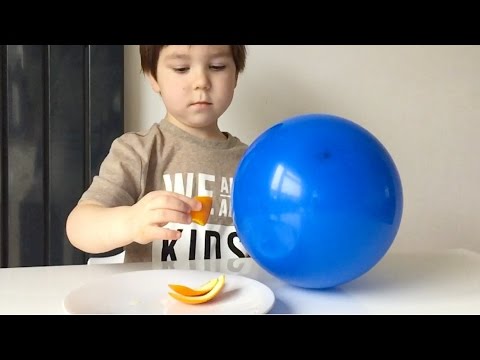 How To Pop Balloons With An Orange Peel