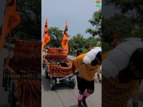 501 किलो की कावड़ पहुंची हरिद्वार।#kawadyatraharidwar #haridwarlivekawad #virel #kawadyatra2024