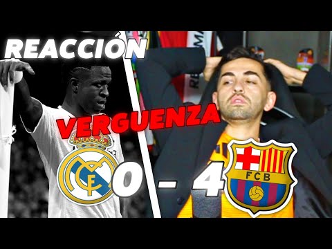 MADRIDISTA REACCIONA AL MADRID 0:4 BARÇA *humillación en el Bernabeu*