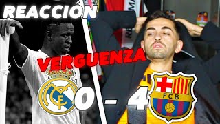 MADRIDISTA REACCIONA AL MADRID 0:4 BARÇA *humillación en el Bernabeu*