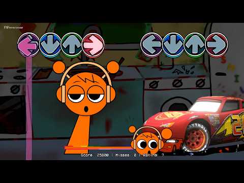 FNF Bacon but Pibby Lightning McQueen VS All Incredibox Sprunki Sing it | Friday Night Funkin'