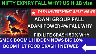 NIFTY FALL EXPIRY💥ADANI POWER NEWS PIDILITE SHARE NEWS💥ADANI GAS NEWS GMDC NEWS