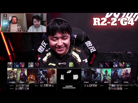 NIP vs AL - Game 4 | Round 2 S15 LPL Winter Playoffs 2025 | Ninjas in Pyjamas vs Anyone's Legend G4